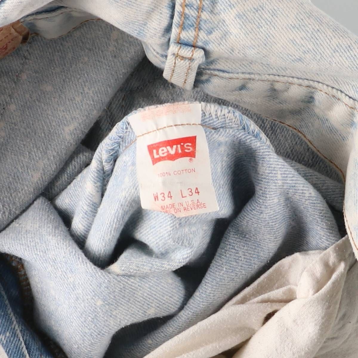 古着 90年代 リーバイス Levi's 501-0108 ケミカルウォッシュ