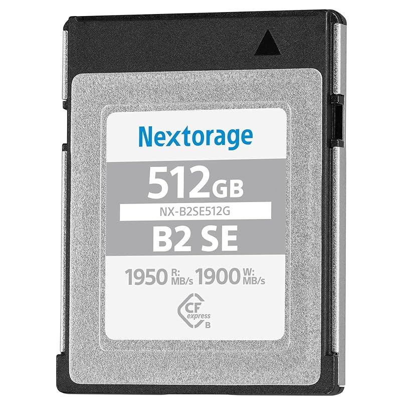Nextorage 日本メーカー CFexpress TypeB 512GB 最大読出し速度1950MB|s 最大書込み速度1900MB|s NX-B2SE512G ネクストレージ メモリーカード