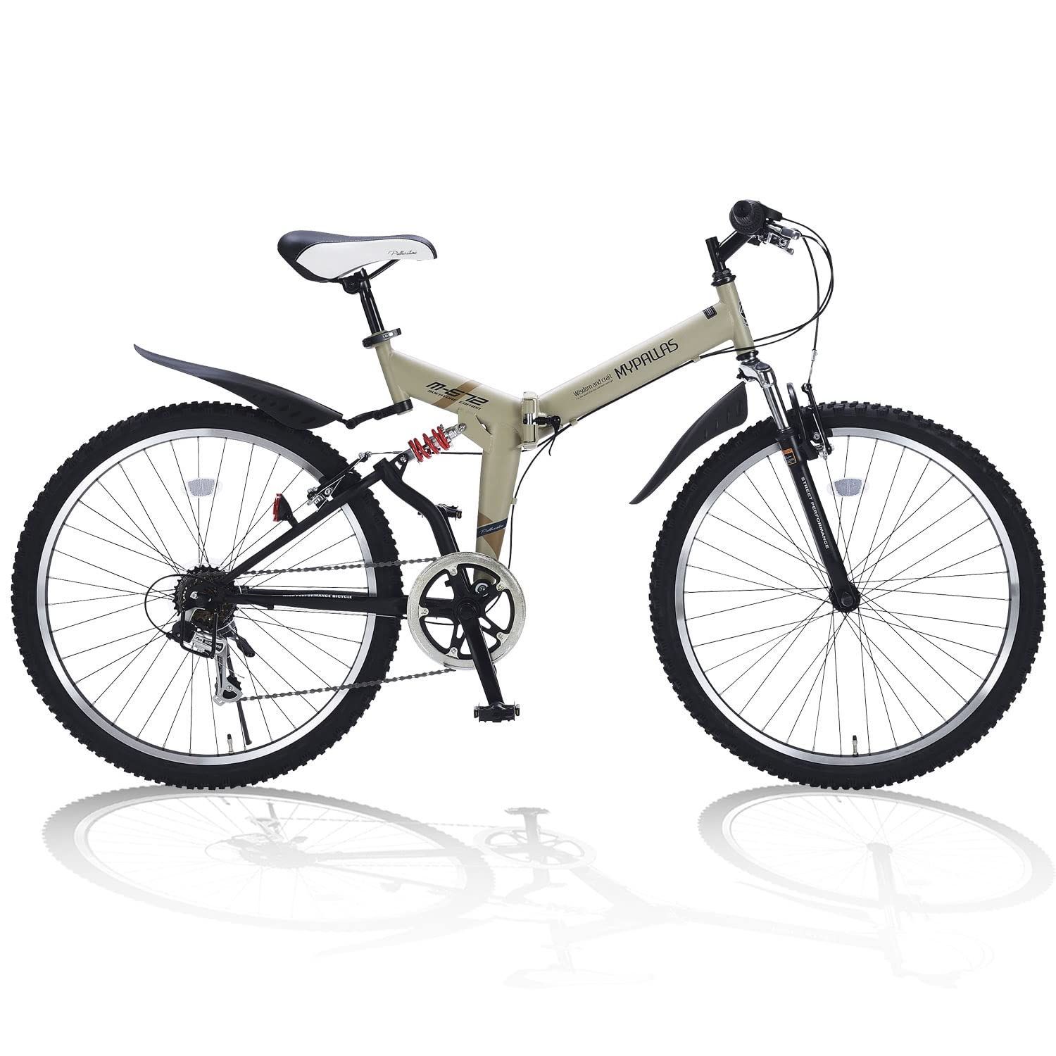 新着商品】Mimugo FDB20K Classic 折りたたみ自転車 サンドベージュ