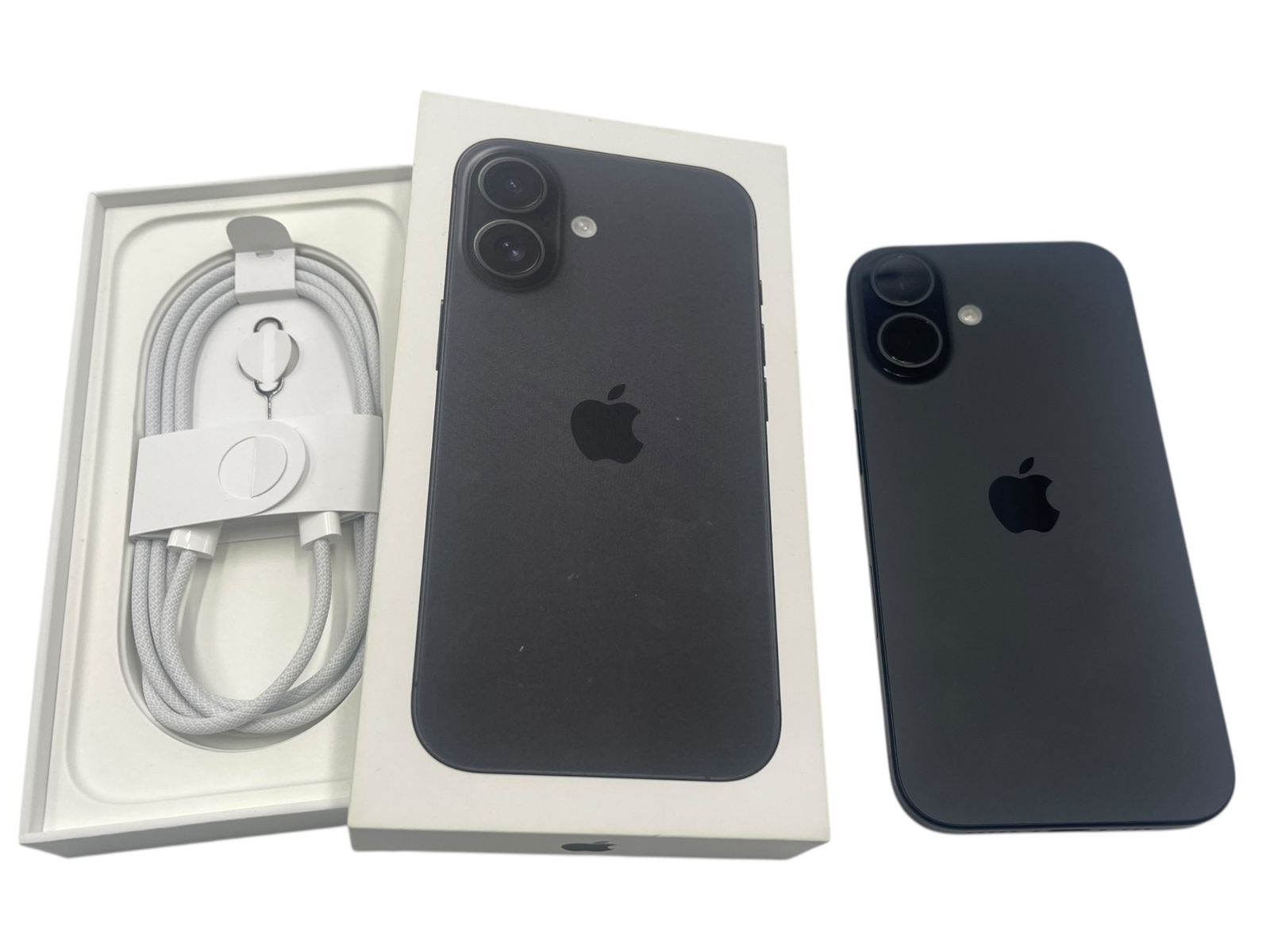 iPhone16 256GB MYDW3J|A SIMフリー バッテリー最大容量 外装 箱 ケーブル SIMピン付 アイフォン アップル スマホ