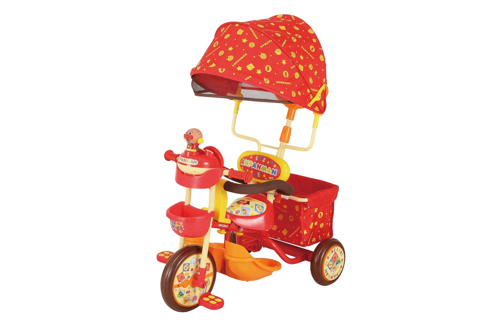 それいけ！アンパンマンデラックスIIレッド 三輪車 Amazon.co.jp: ジョイパレット(JOYPALETTE) 三輪車 それいけ