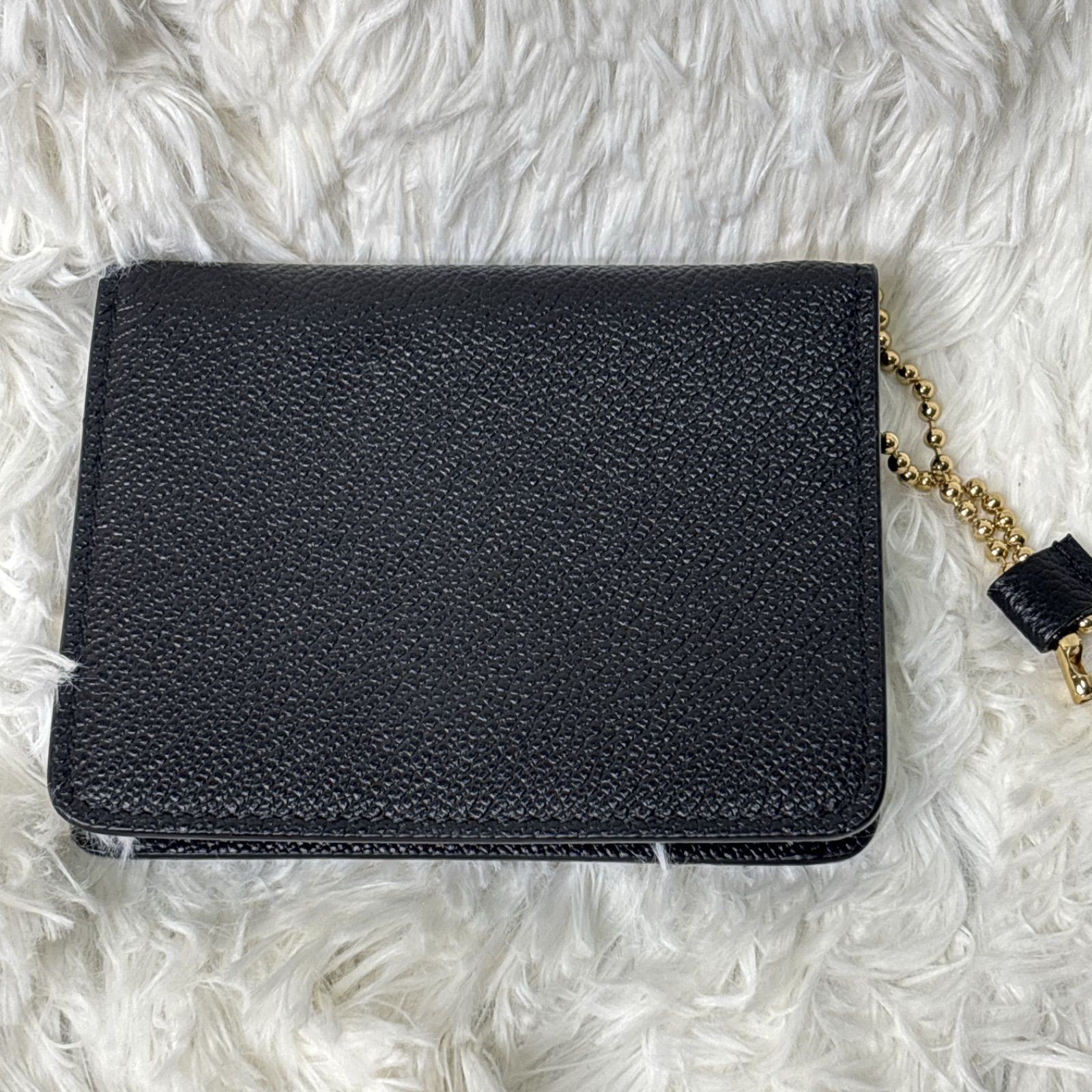 新品BALLY カードケース名刺入れ チェーンストラップ付き