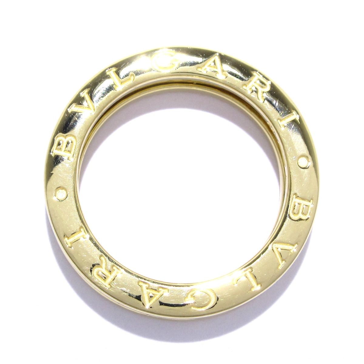 【美品】BVLGARI ブルガリ 指輪 B.ZERO1 K18WG 49号 BVLGARI(ブルガリ) リング 49美品 B-zero1 K18YG×ダイヤモンド