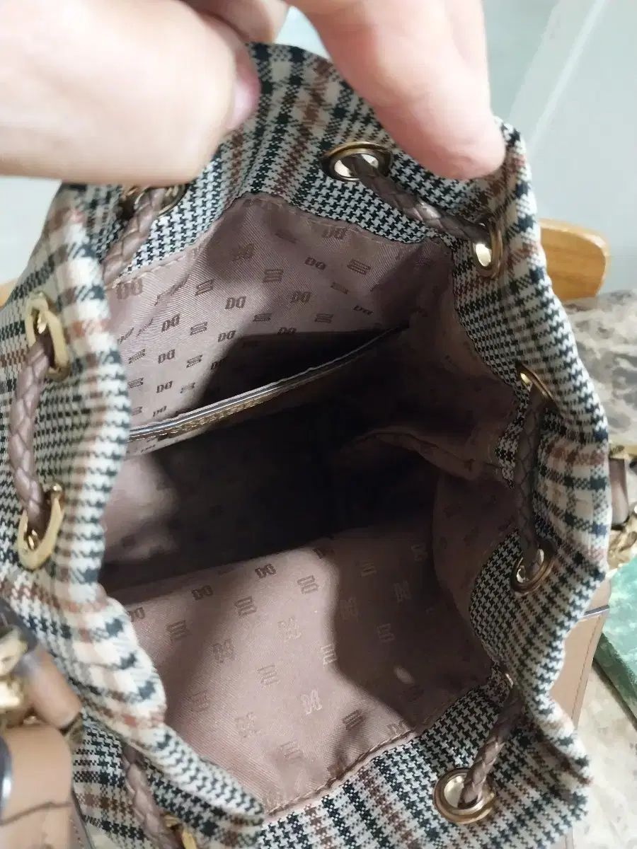 ダックス チェック バケットバッグ クロスバッグ DECORATOM_COM_BR