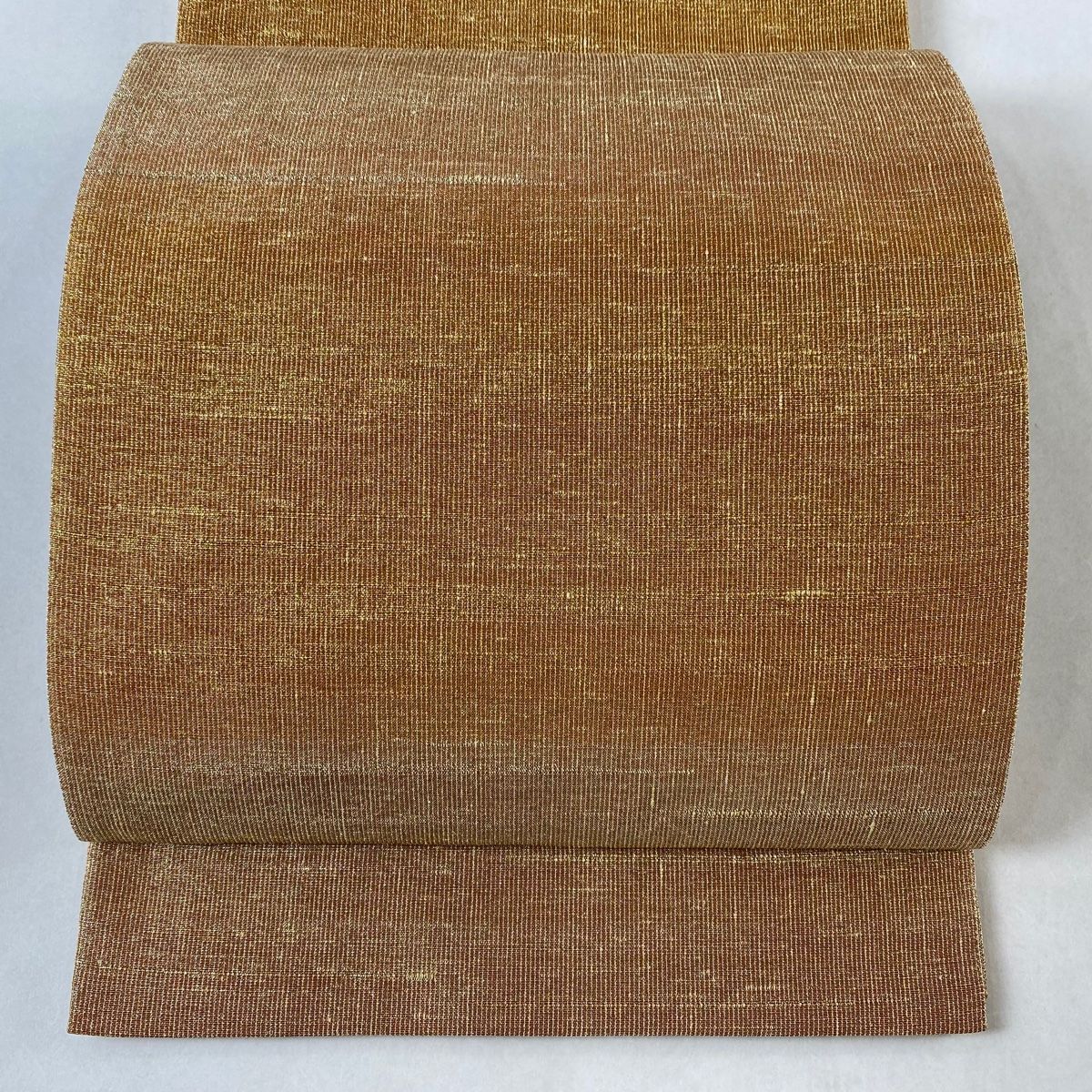 美品　桝屋高尾　コブラン　ねん金綴錦　全通袋帯　お茶会 桝屋高尾 ねん金綴錦 袋帯 段霧文