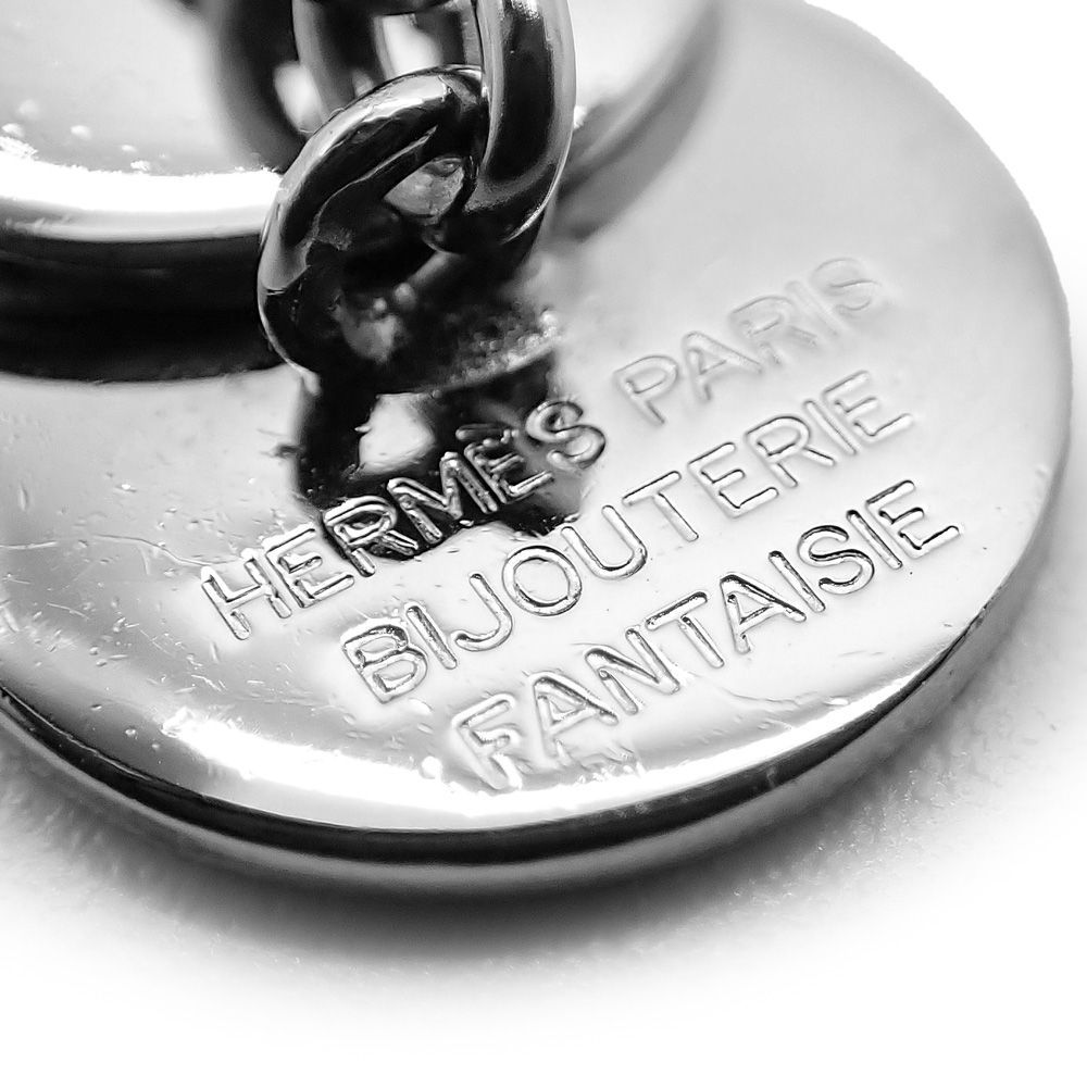 HERMES エルメス　カフスリンクス　セリエ 美品▽HERMES エルメス セリエボタン ラウンドシェイプ カフスボタン