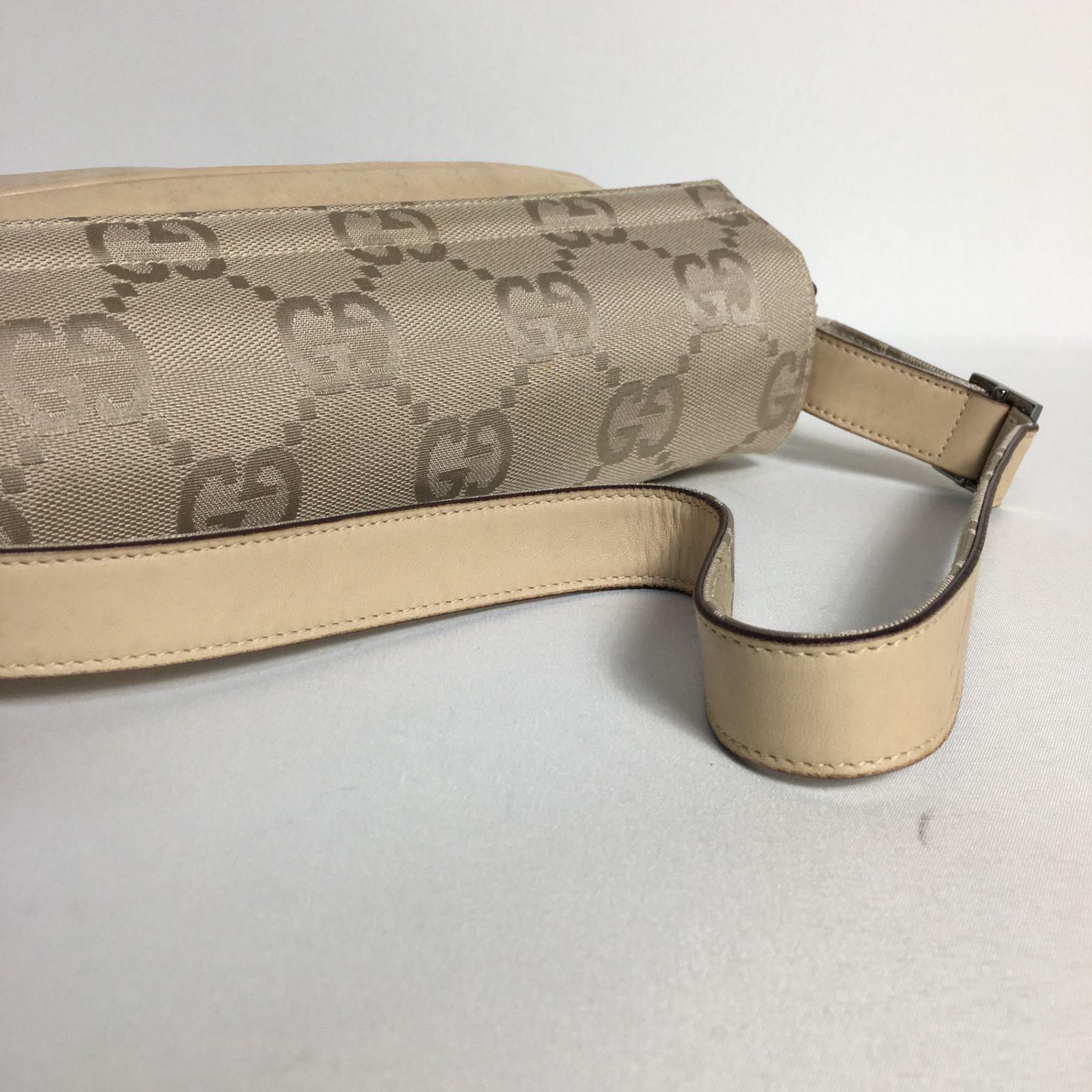 2504-94｜美品｜グッチ GGキャンバス ショルダーバッグ ベージュ