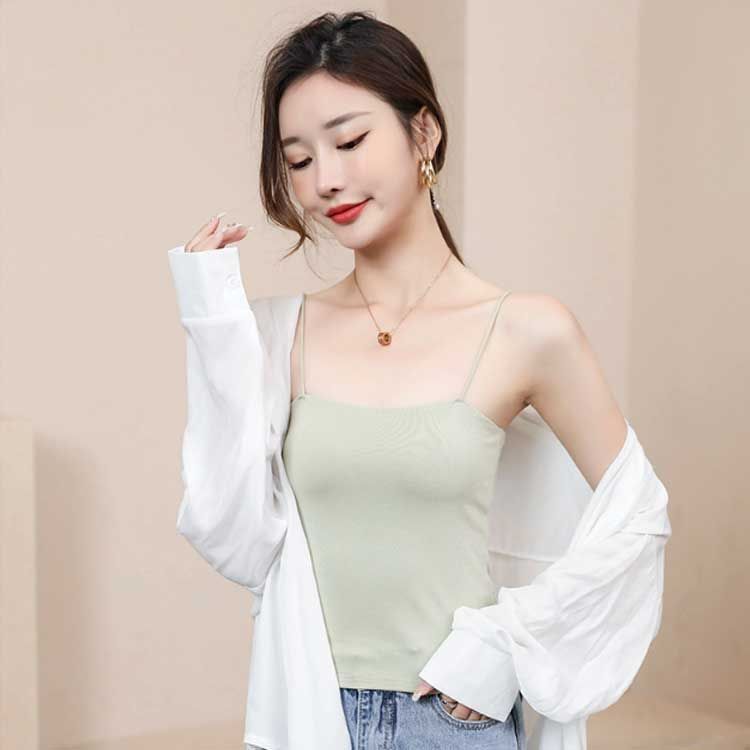 パッド付 チューブトップ トップス インナー タンクトップ ストレッチ 無地 ブラトップ おしゃれ カップ付き キャミソール レディース カップ付きキャミソール ノンワイヤー ルームウェア 春 夏 dzdx 9696