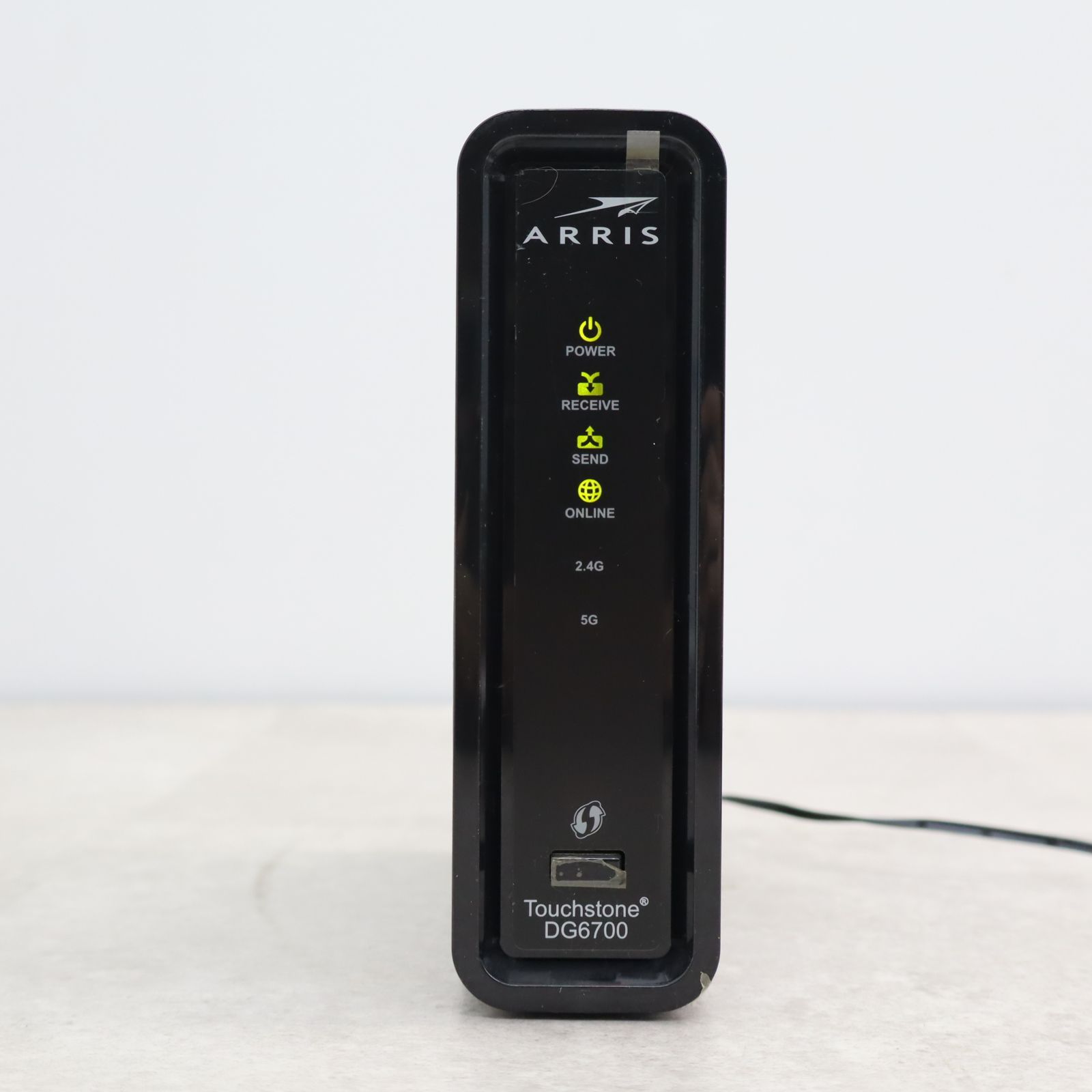 ∨ ｜DOCSIS 3.0 ケーブ ルモデム｜ARRIS DG6700C ワイヤレス Wi-Fi ルーター ゲートウェイ｜無線LAN 5GHz  Touchstone Modem□O8051 - メルカリ