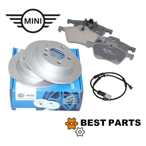 BMW MINI リアブレーキローター パッド センサー セット F55 56 57 34216799383 PAGID 34216871299 BESTPARTS オリジナル 34356865612