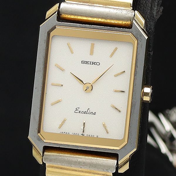 高品質お得貴重☆早い者勝ち☆金無垢☆SEIKO セイコー EXCELINE エクセリーヌ 18KT K18 レディース 時計 エクセリーヌ