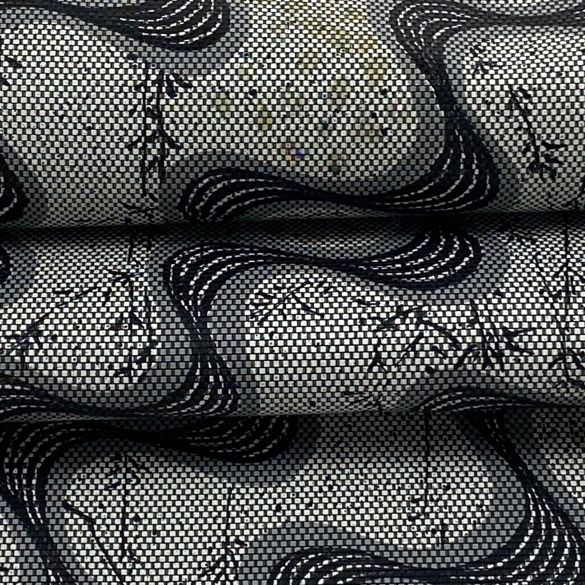 高級 袋帯 正絹 六通柄 織元謹製 綴螺鈿織 伝統箔匠 木村幸啓 織螺鈿の第一人者 伝統箔匠 木村幸啓 六通柄