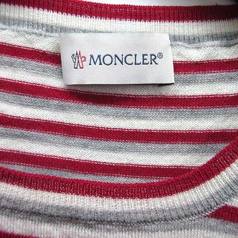 モンクレール MONCLER ニット ベスト ボーダー ノースリーブ