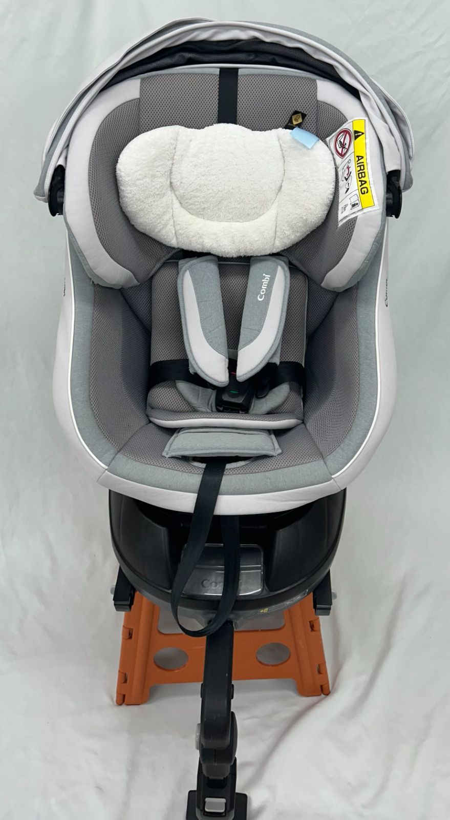 【美品】コンビ　クルムーヴスマート チャイルドシート　ISOFIX JK-800 コンビ ホワイトレーベル クルムーヴ スマート ISOFIX エッグ