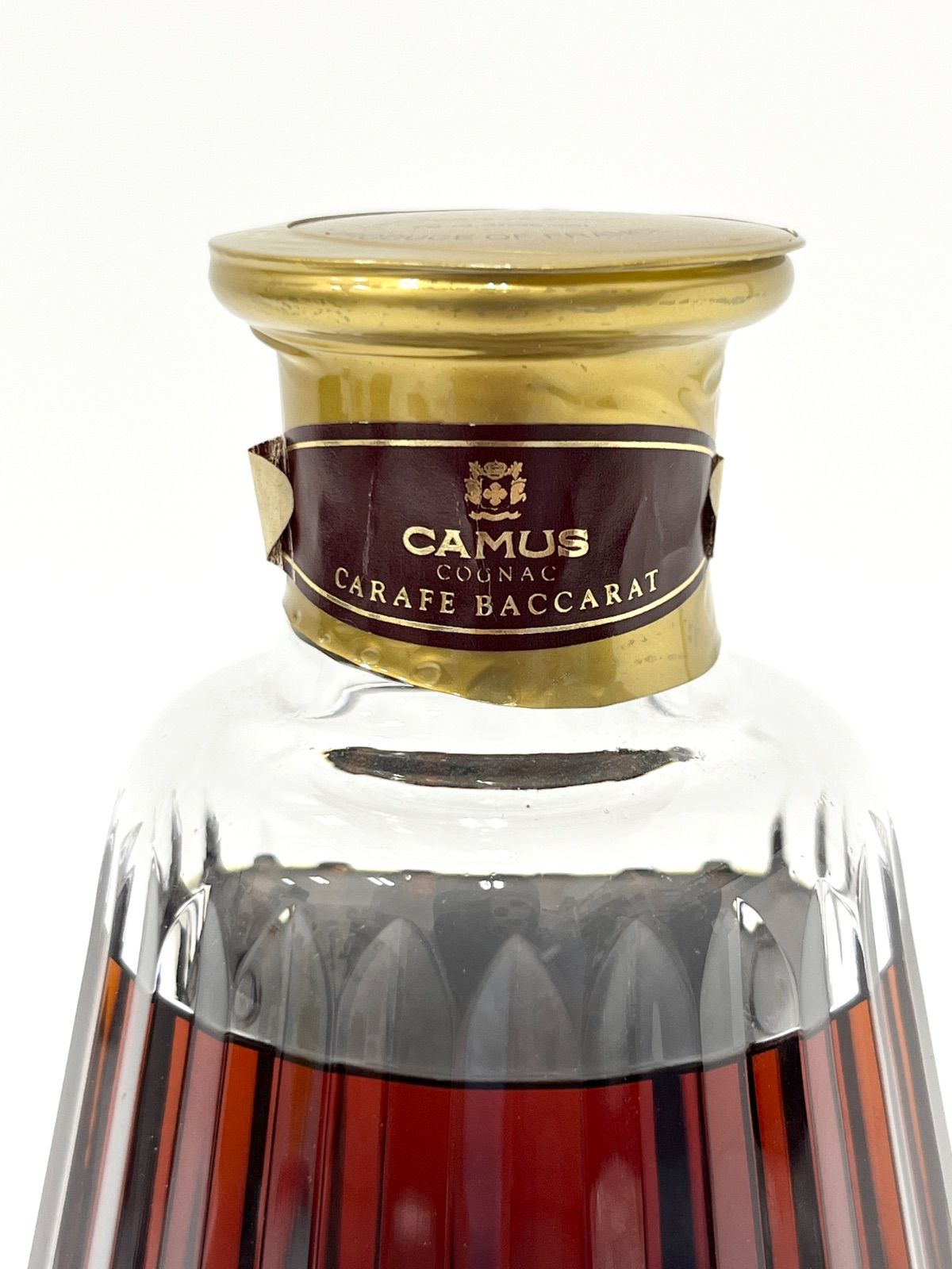 古酒 CAMUS カミュ カラフェ コニャック COGNAC Baccarat バカラ クリスタル 1863 ブランデー 替栓付 未開栓 Z3565Y