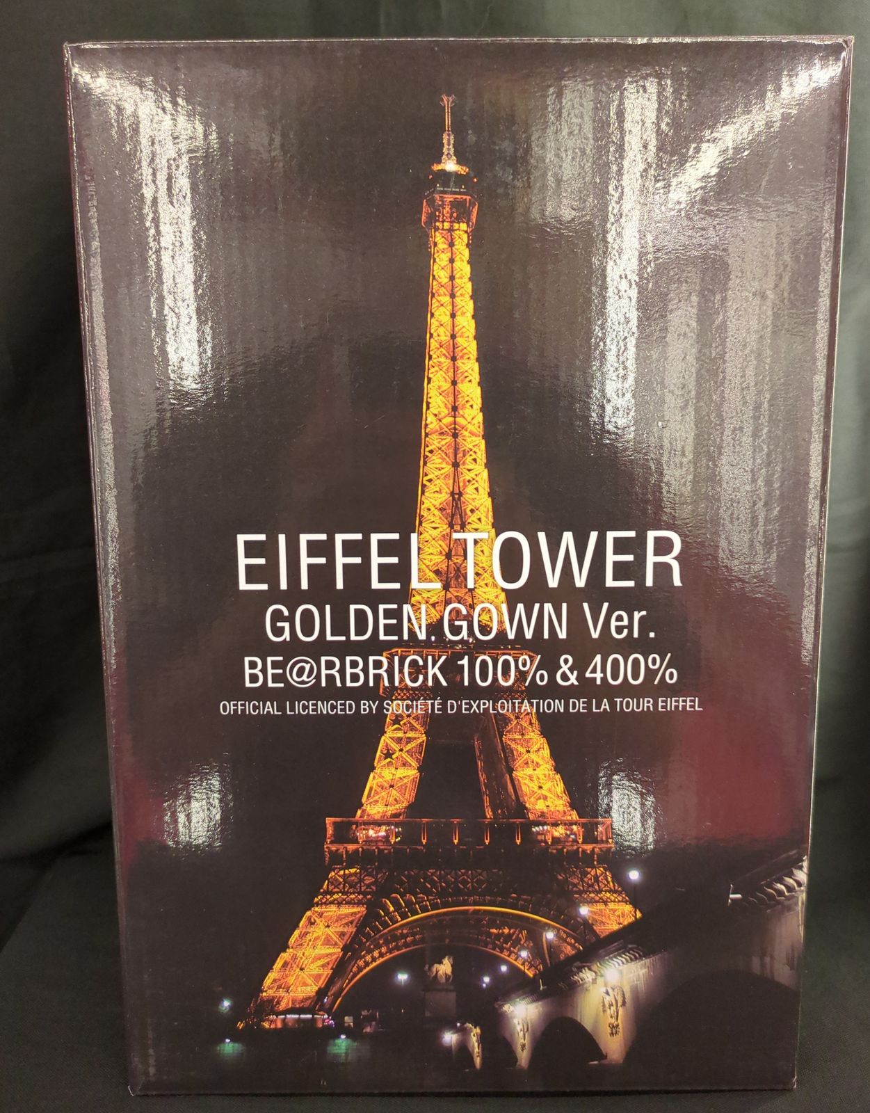 MEDICOMTOY BE@RBRICK EIFFEL TOWER GOLDEN GOWN Ver. 100