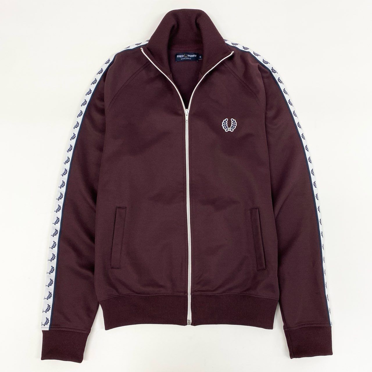FRED PERRY トラックジャケット(ブラック/ホワイト/ピンク) Mサイズ FRED PERRY（フレッドペリー）の「FRED PERRY × BEAMS / 別注