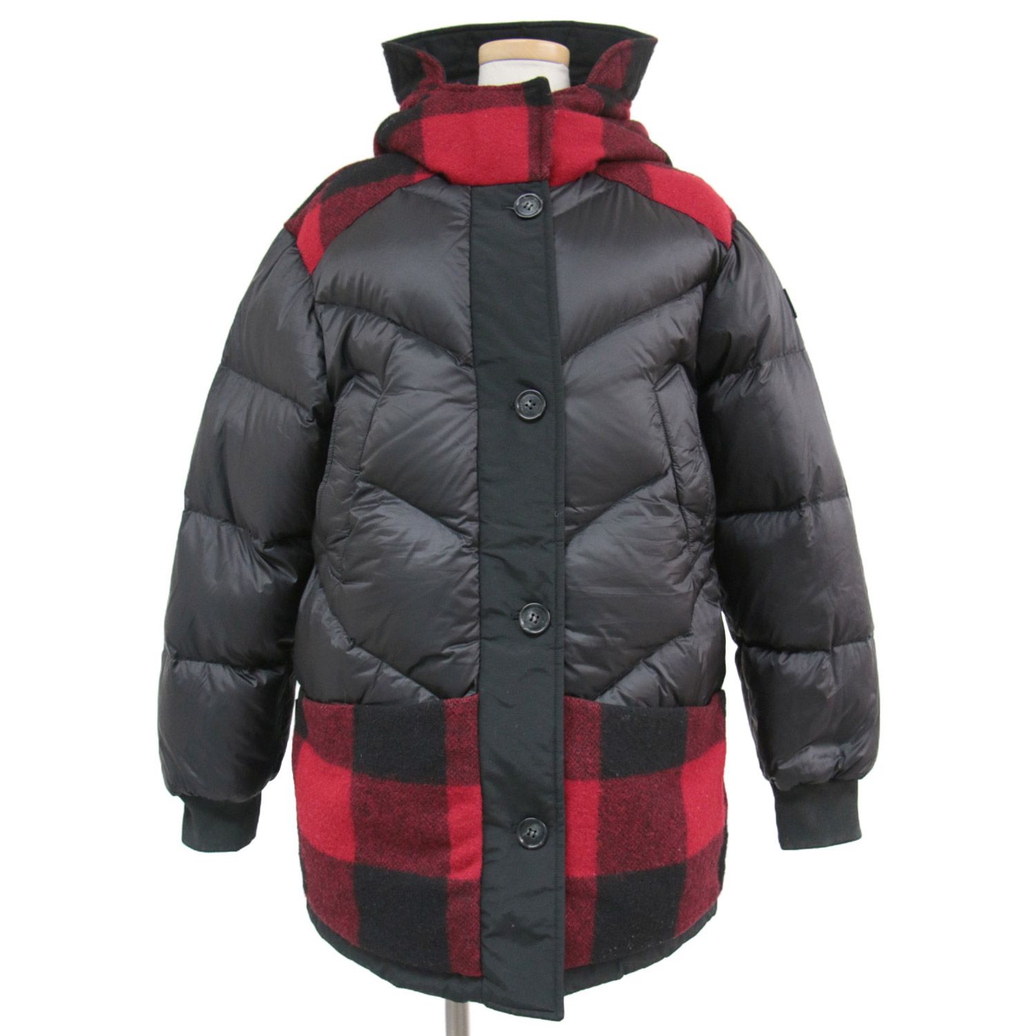 美品 WoolRich ウールリッチ ナイロン ウール コート ダウン アウター