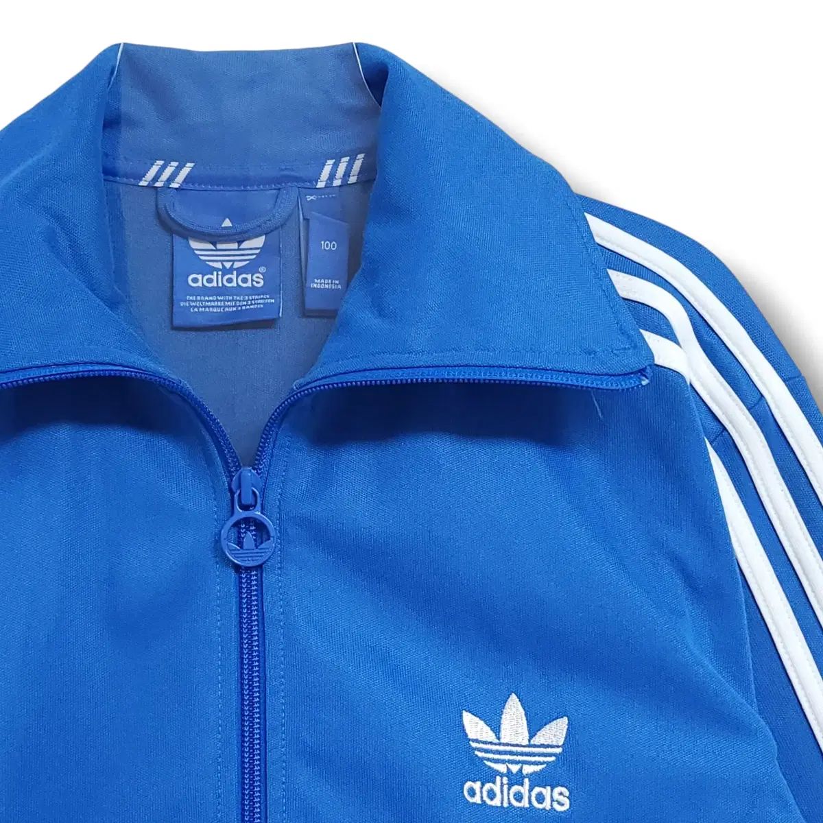 100 adidas(アディダス) ブルー u0026 ホワイト ヨーロッパ トラックトップス ジャージ
