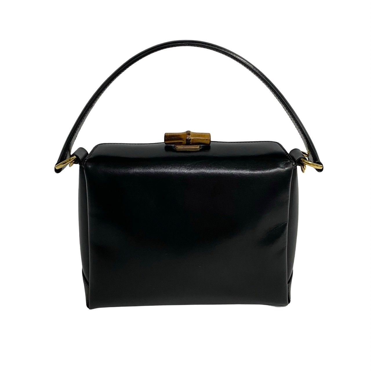 ほぼ未使用 袋付 GUCCI グッチ オールドグッチ バンブー ターンロック