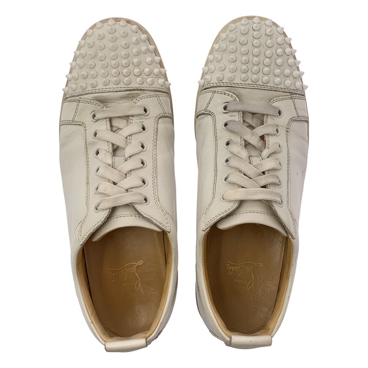 未使用✨クリスチャンルブタン ヴィエイラ2フラット スタッズローカットスニーカー Christian Louboutin クリスチャンルブタン SEAVASTE 2 FLAT