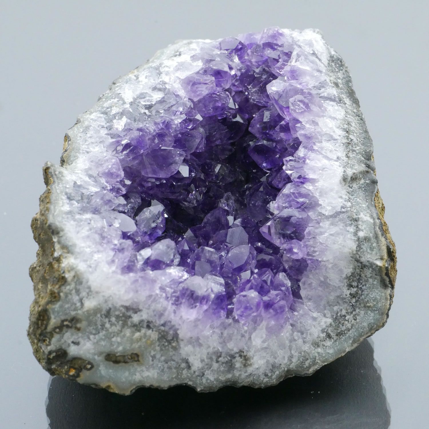 ウルグアイ産アメジストクラスター 濃紫色 1点物 約193g 天然石