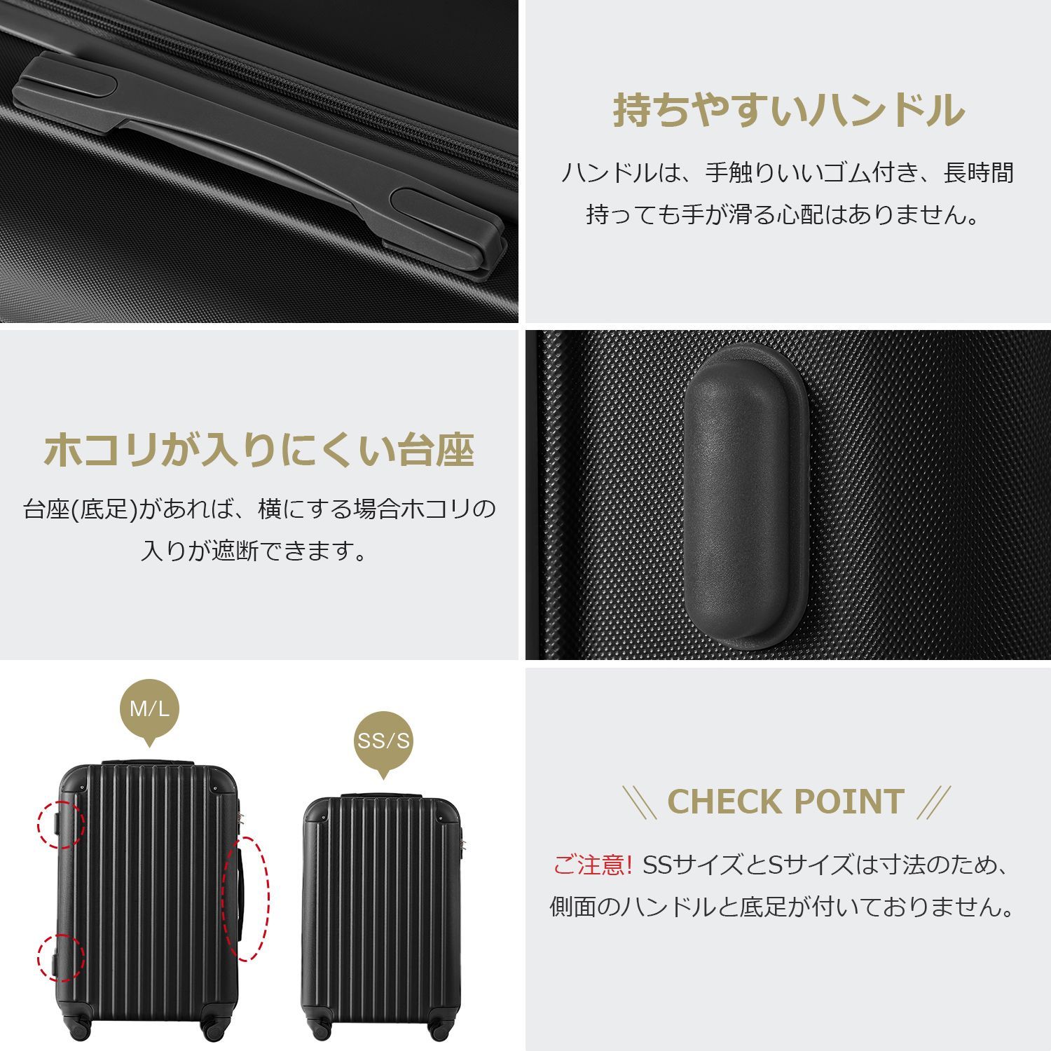 キャリーケース｜Sサイズ｜機内持ち込み｜TSAロック｜軽量設計｜ビジネス旅行｜PP298906AAA