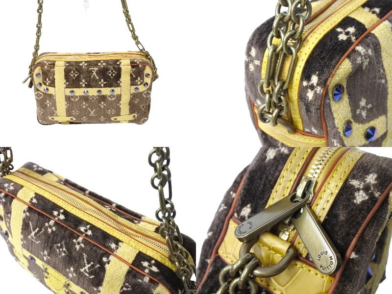 【ヴィンテージ】ルイヴィトン モノグラム トロンプルイユ トロカデロ M92711 ショルダーバッグ ルイ・ヴィトン LOUIS VUITTON トロカデロ M92711 ブラウン モノグラム