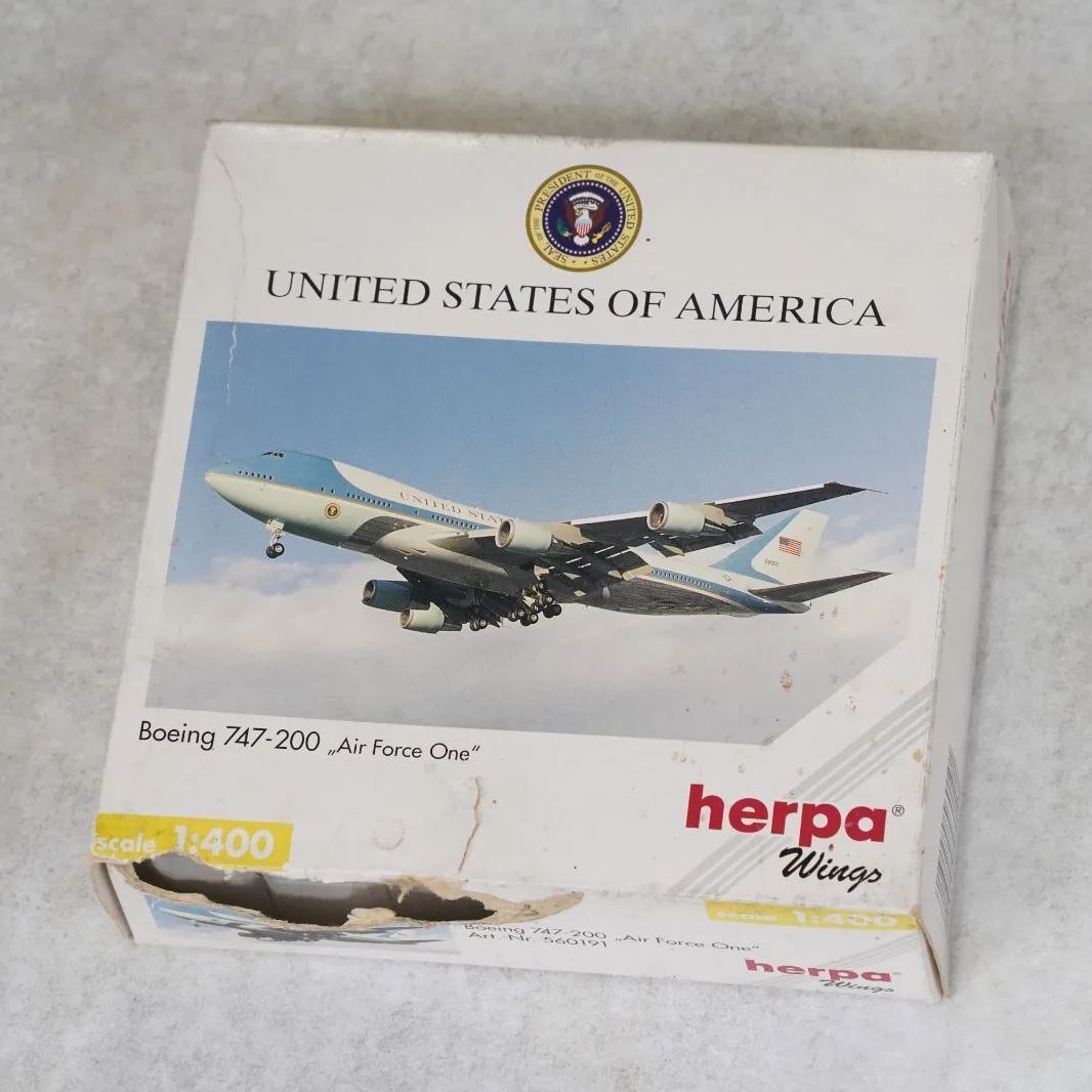 Herpa Wings製（ヘルパウィングス） 1/400 アメリカ大統領専用機 エア