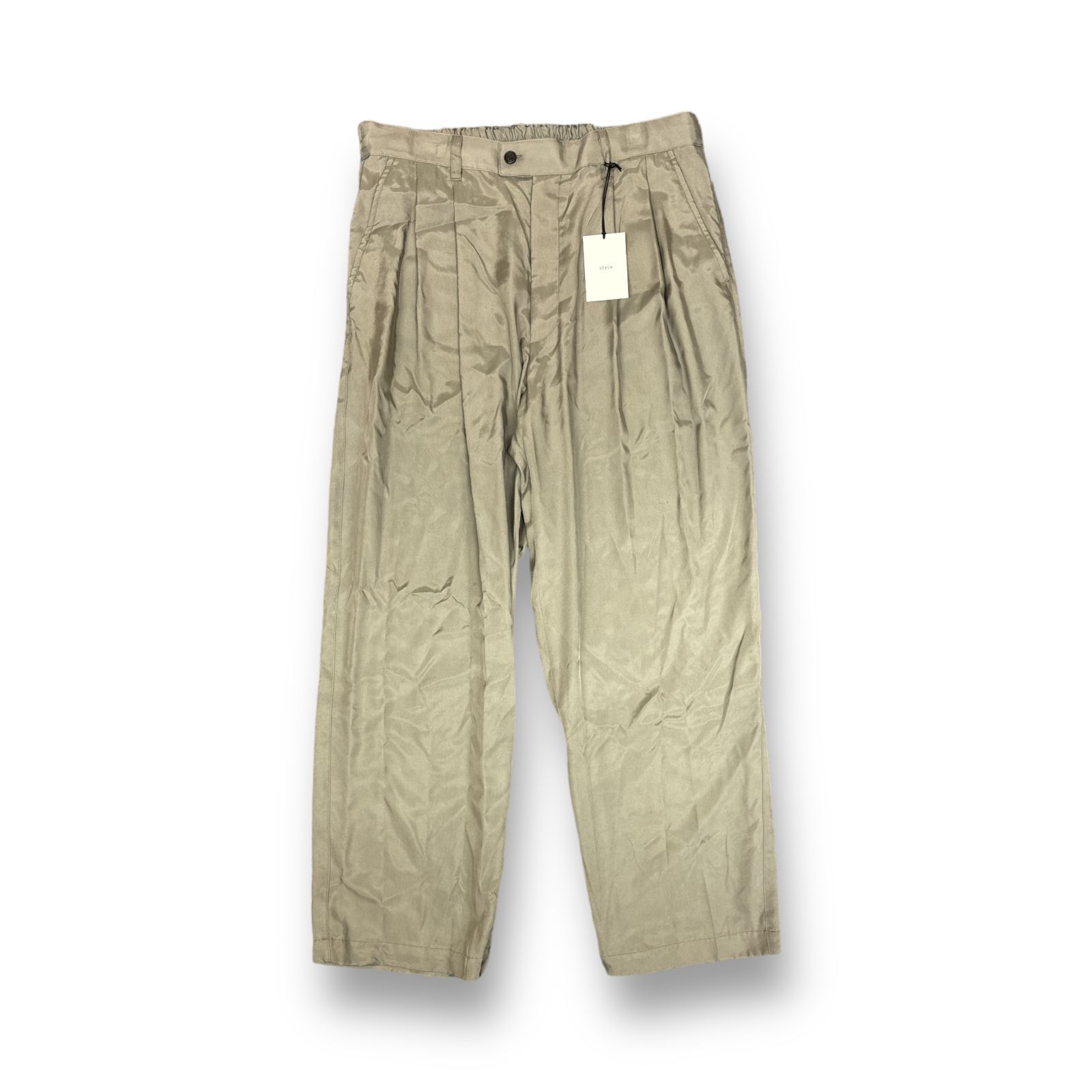 定価34100円 新品 stein 23SS CUPRO WIDE EASY TROUSERS