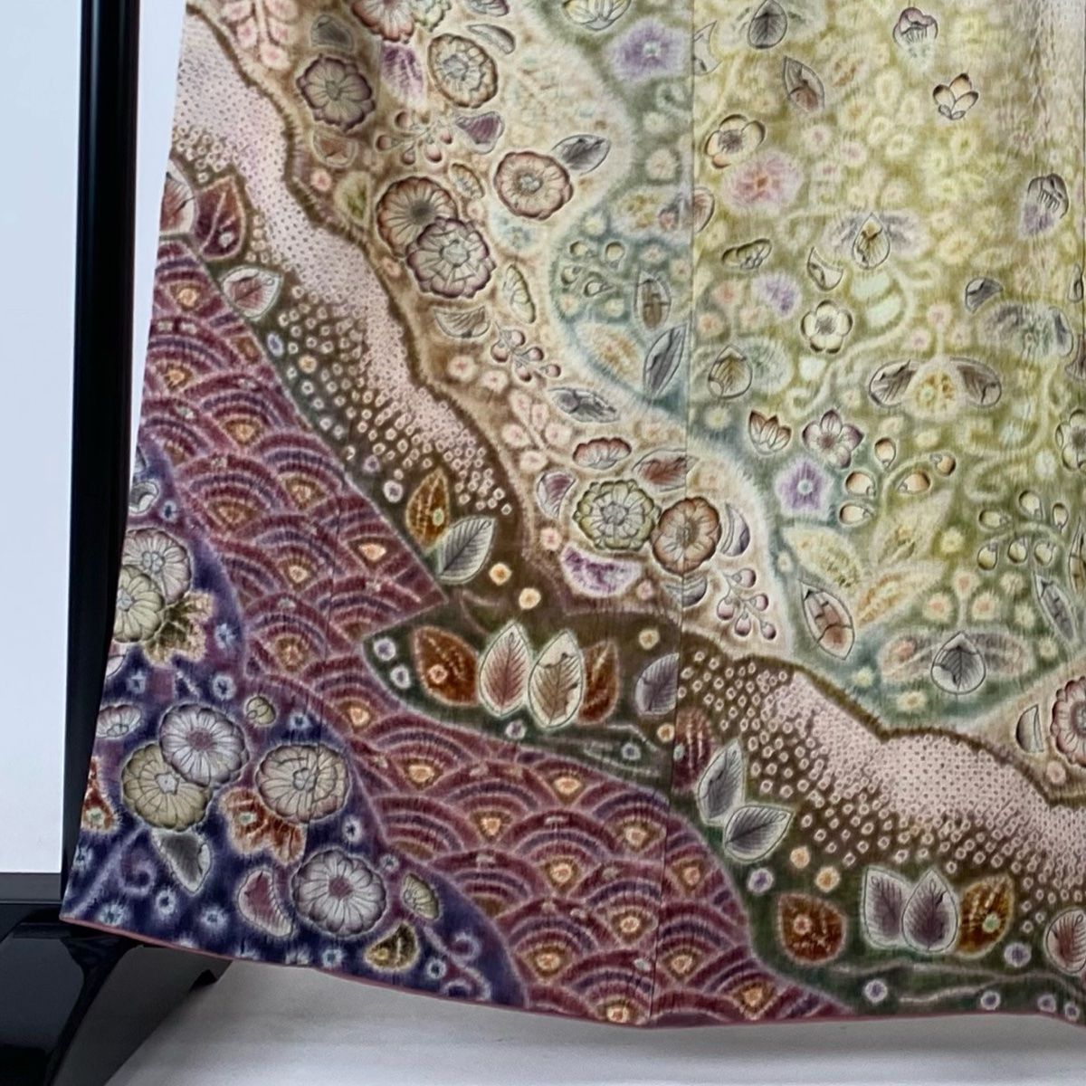 新井まち子、【色葉匂えどちりぬるを】、希少な額装用画集より 日本