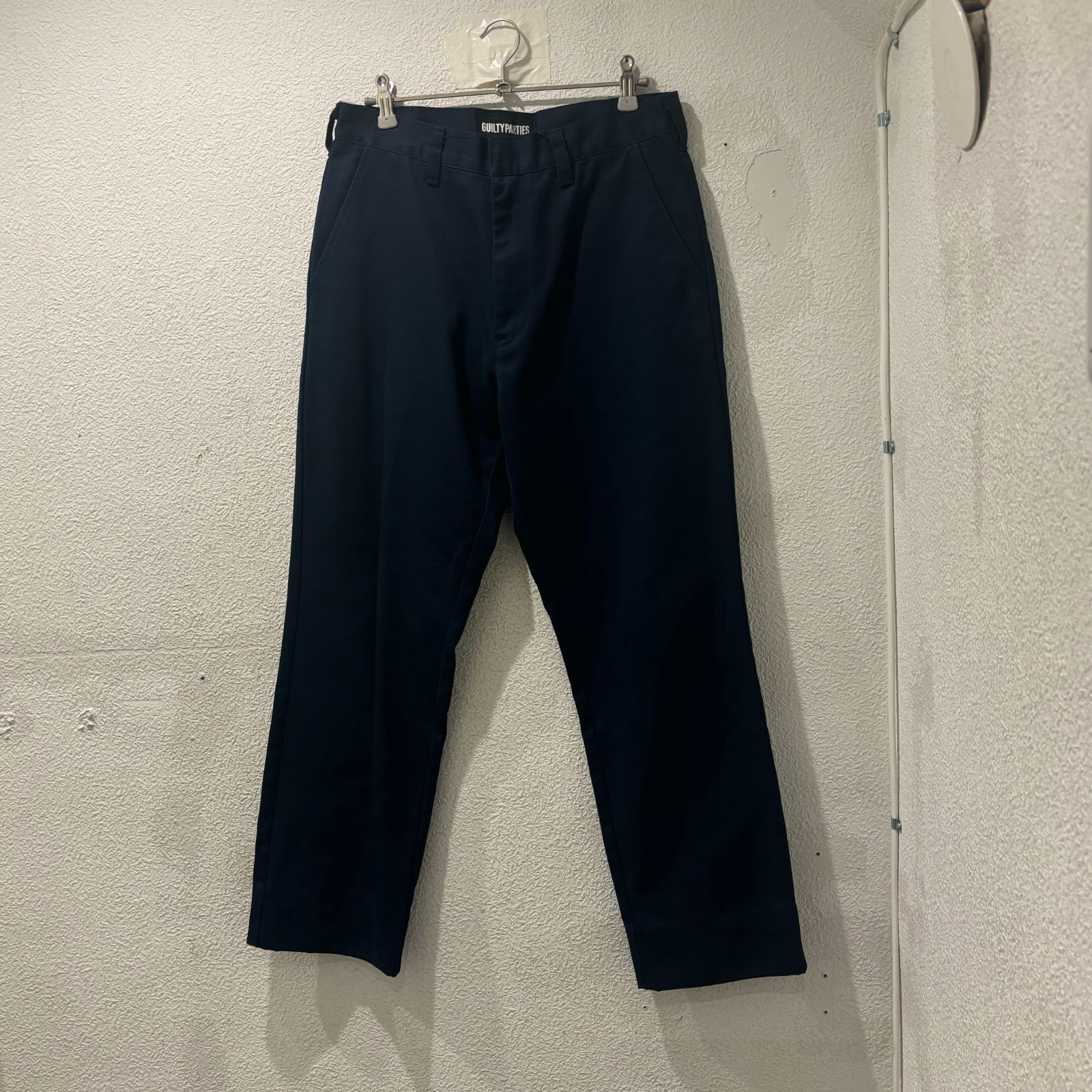美品♪WAKOMARIA The Guilty Partiesメンズ黒スラックス WACKO MARIA The Guilty Parties ワコマリア ザギルティー
