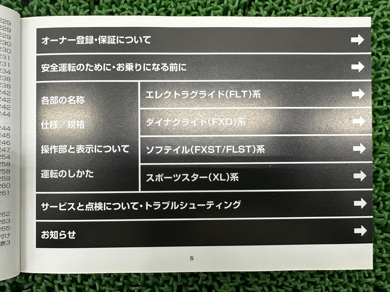 取扱説明書 ハーレー 正規 バイク 整備書 日本語版 1999年オーナーズマニュアル ツーリング 車検 整備情報 hP