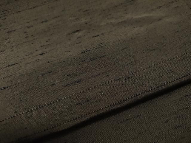 平和屋着物○男性 紬 アンサンブル 色無地 憲法色 正絹 逸品