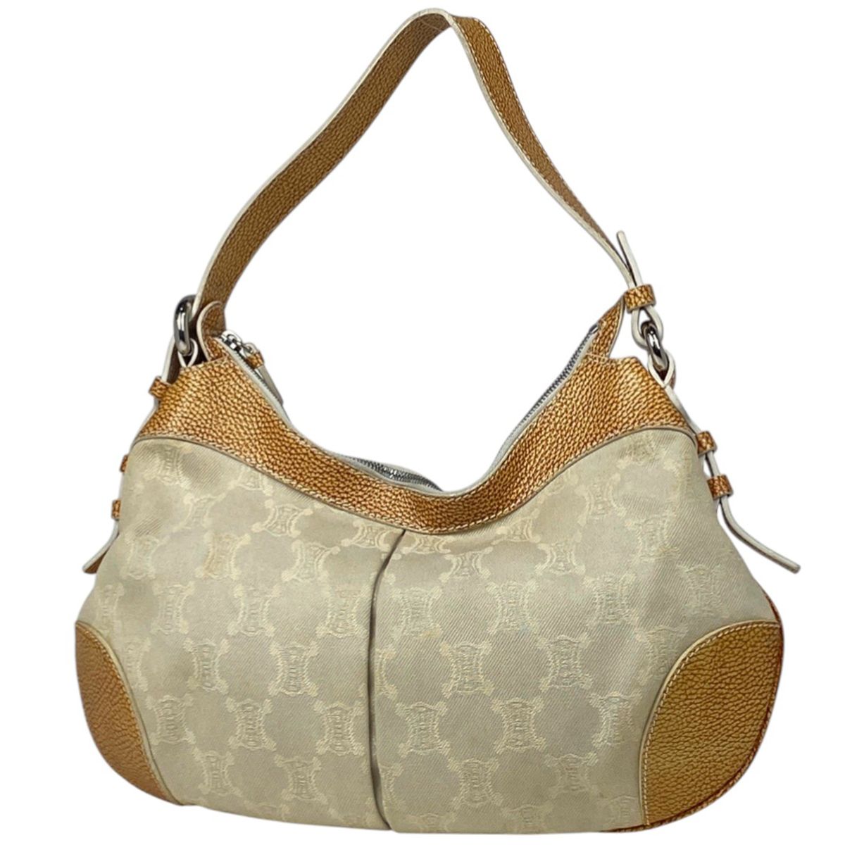 美品 CELINE マカダム柄 ハンドバッグ ワンショルダーバッグ CELINE セリーヌ マカダム柄 ショルダーバッグ ワンショルダー