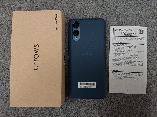 未使用品】 arrows We2 M07 ネイビーグリーン 4GB/128GB 楽天