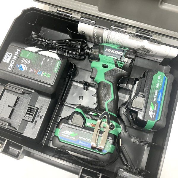 HiKOKI ハイコーキ コードレスインパクトドライバ WH36DD 2XHLSZ アグレッシブグリーン フルセット 36V マルチボルト ≡DT6638