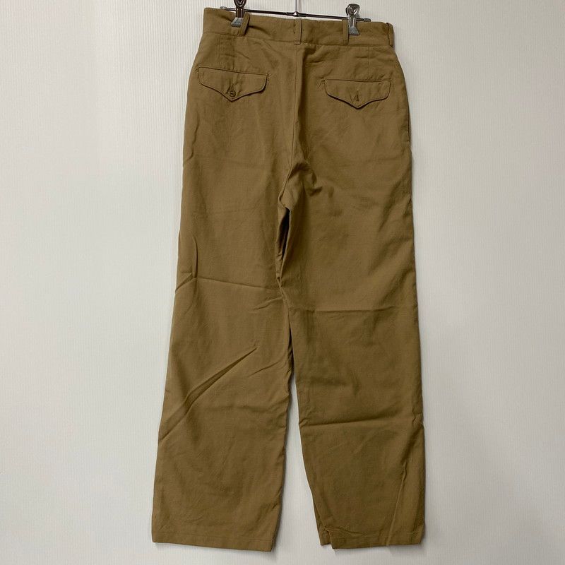 パンツ single preated pants 1975 Vintage Men's Used Pleated White Polyestertuxedo Pants