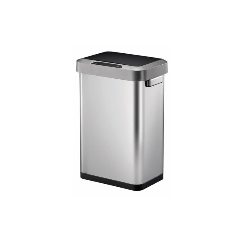 EKO ゴミ箱 自動開閉 ホライゾンセンサービン シルバー 45L ふた付き インナーボックス無し EK9262MT-45L 1