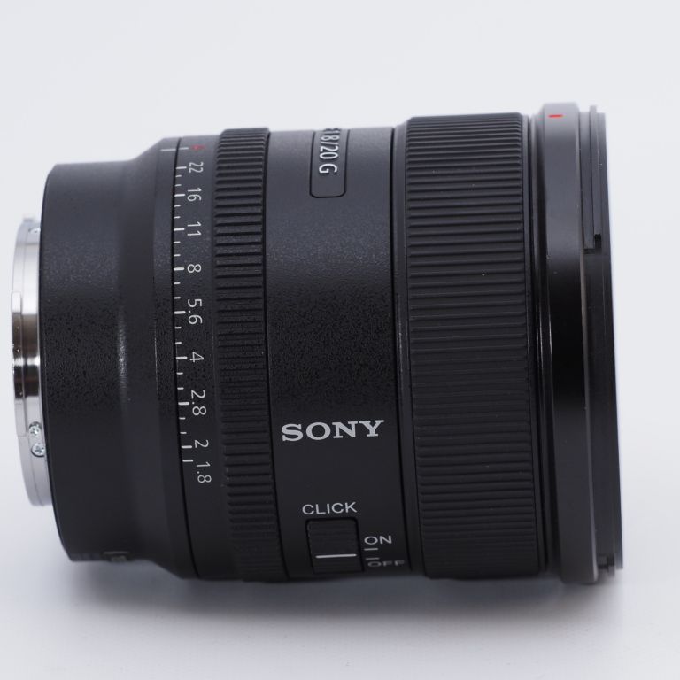 SONY ソニー 単焦点レンズ FE 20mm F1.8 G Eマウント35mmフルサイズ ...