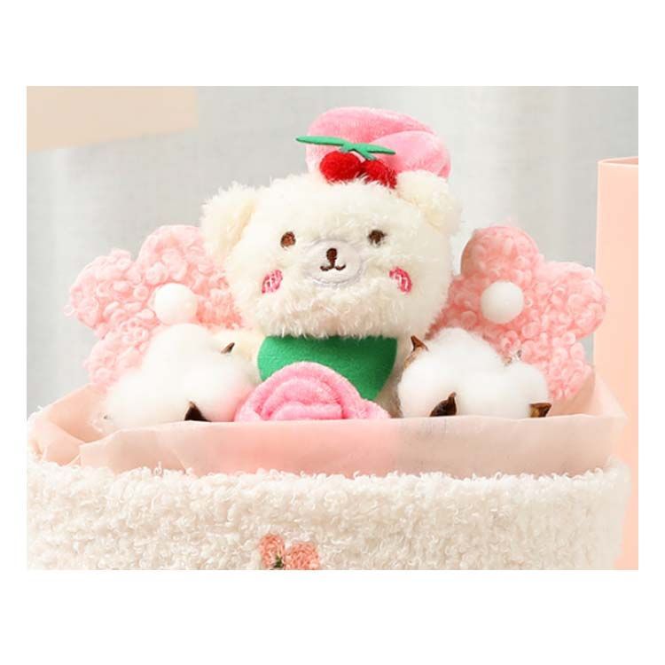 花束 ぬいぐるみ花束 ぬいぐるみブーケ LEDイルミネーション 手提げ袋