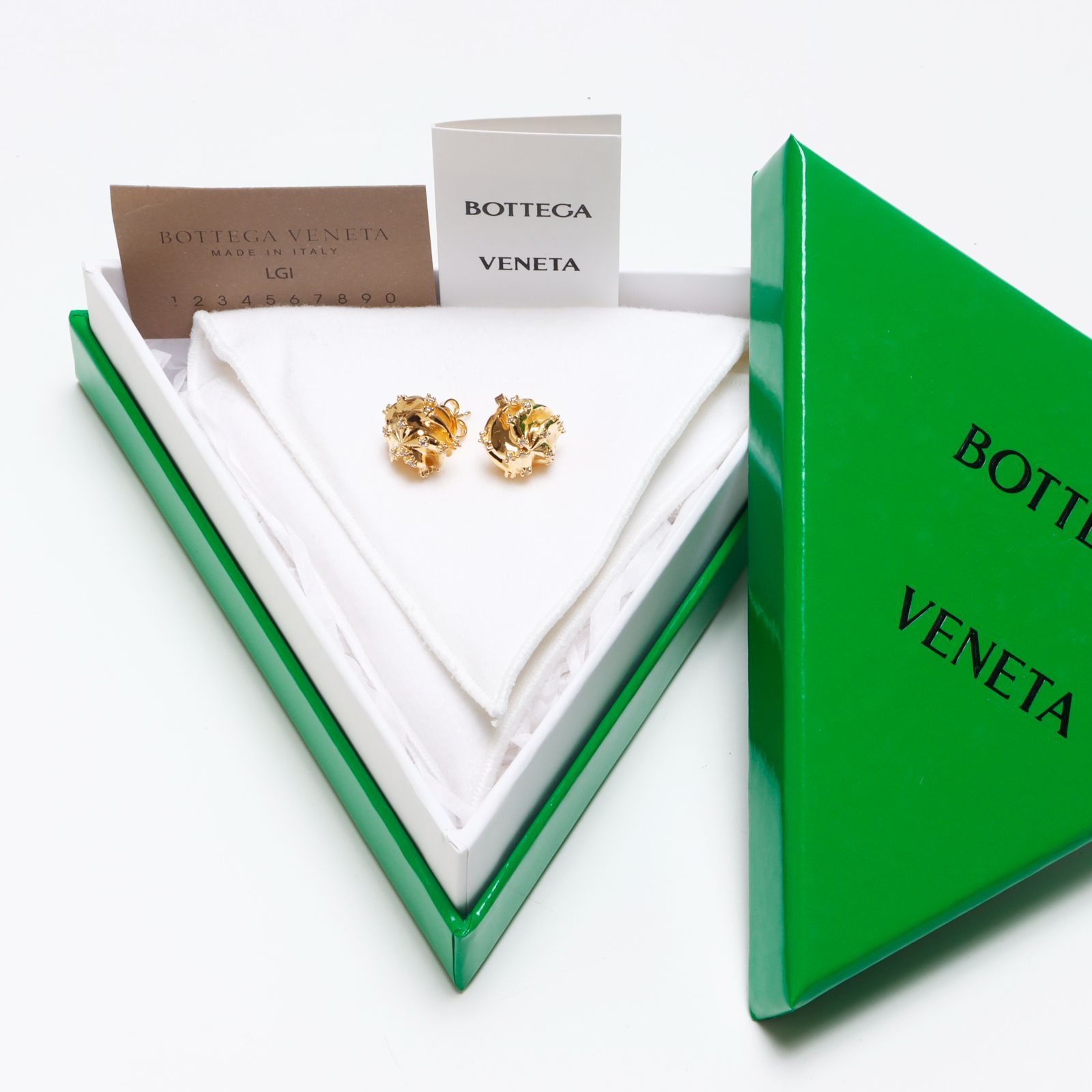 VENETA18金メッキ スターリングシルバー
