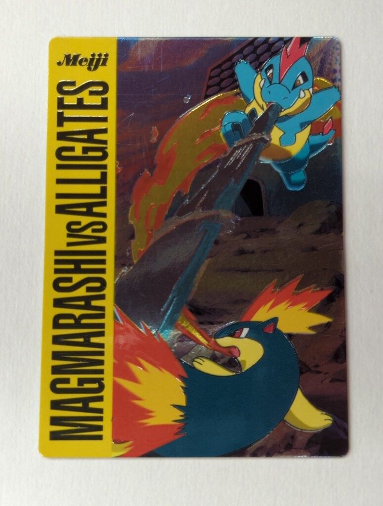 明治 ゲットカード VSシリーズ マグマラシVSアリゲイツ 10