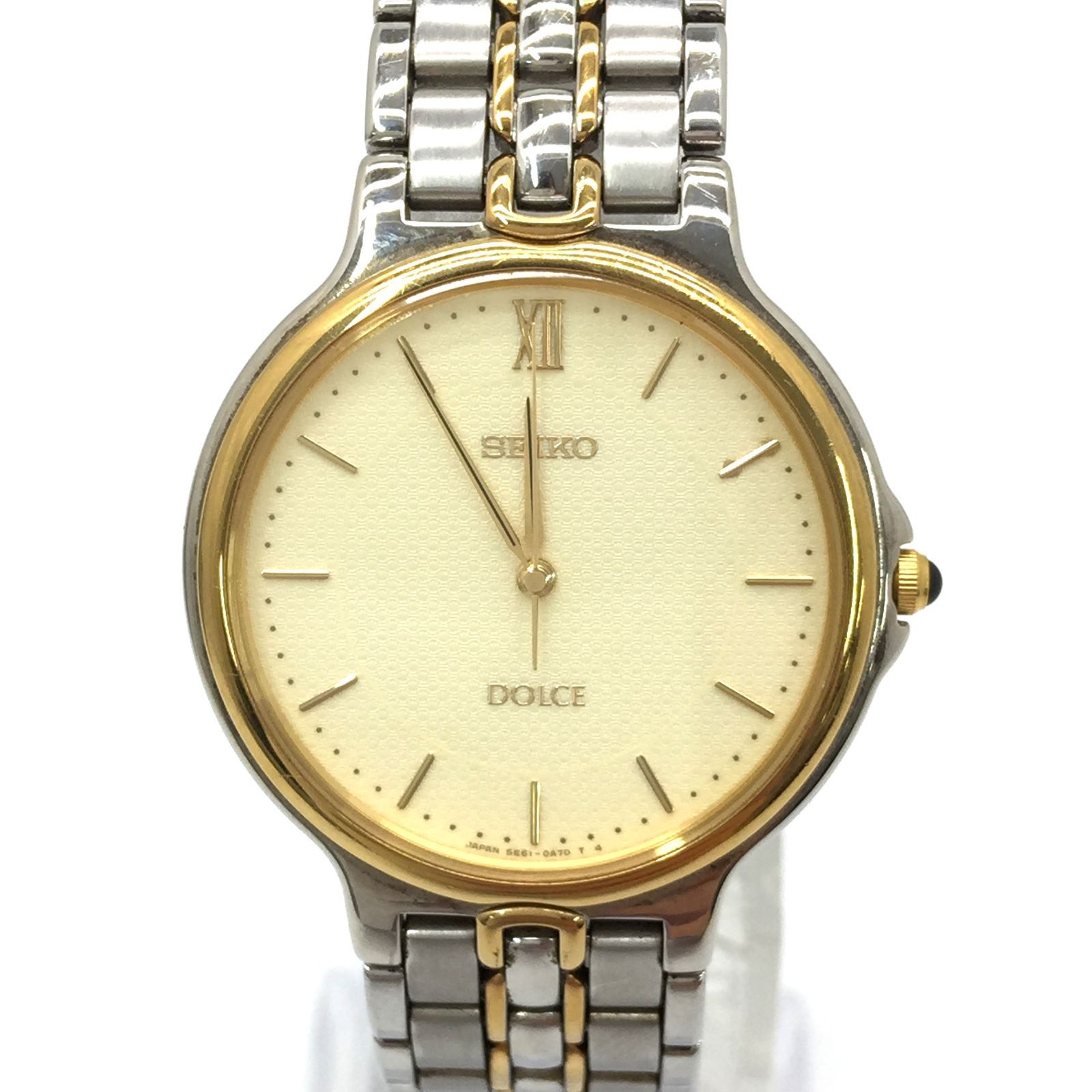 セイコー ドルチェ 腕時計 ゴールド 稼働品 MU07092 - メルカリ