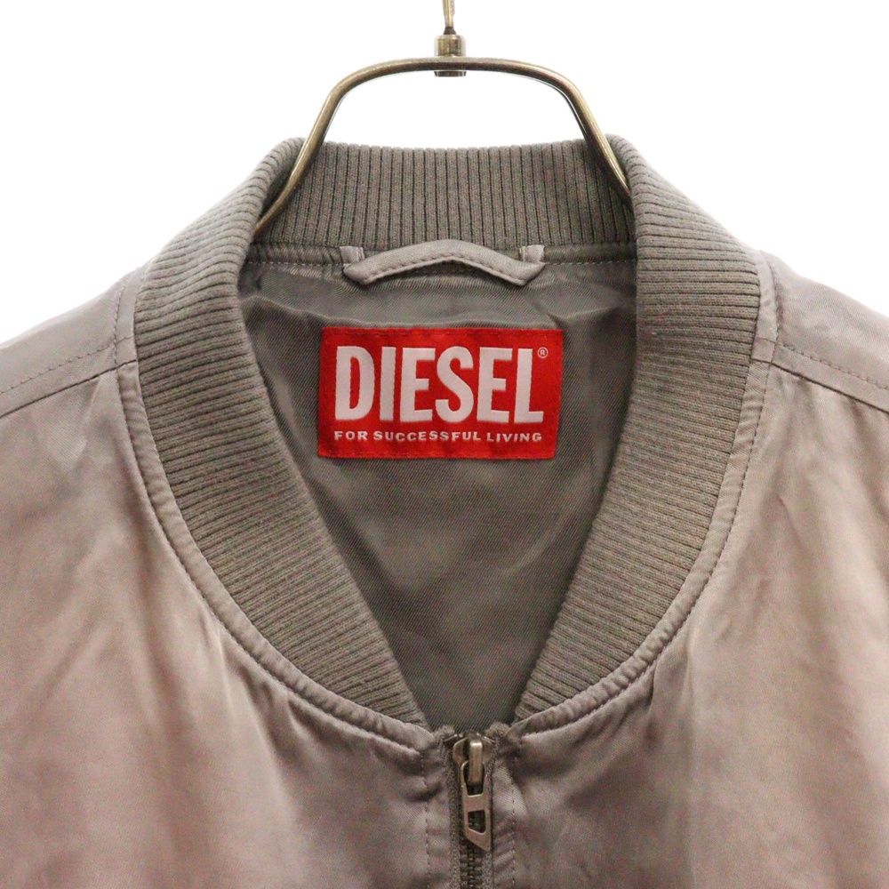DIESEL (ディーゼル) J-MARTEX Dロゴ サテンジャケット ブルゾン
