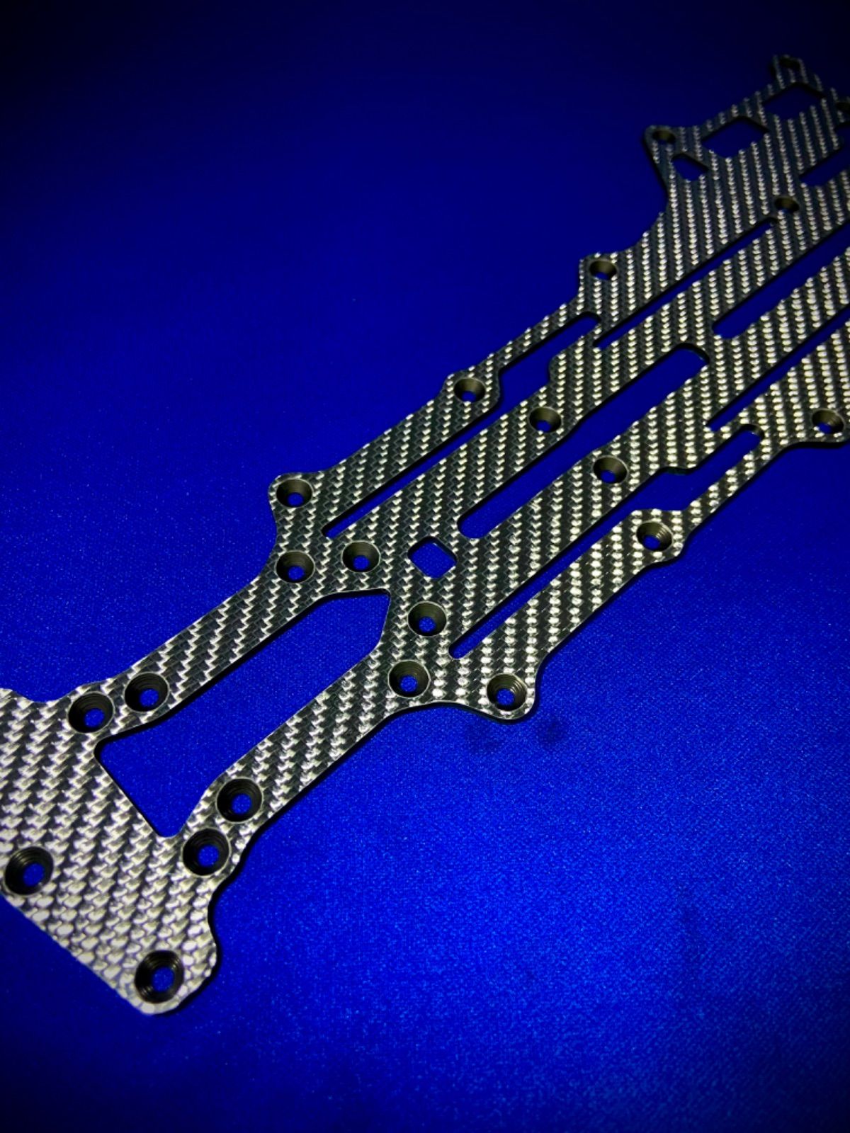 特注シルバー仕様　ヨコモ用YD-2 ライトウエイトフレックスシャーシ蕨山カーボン Y2-002TS YD-2シリーズ用 Teams ライトウエイト フレックス
