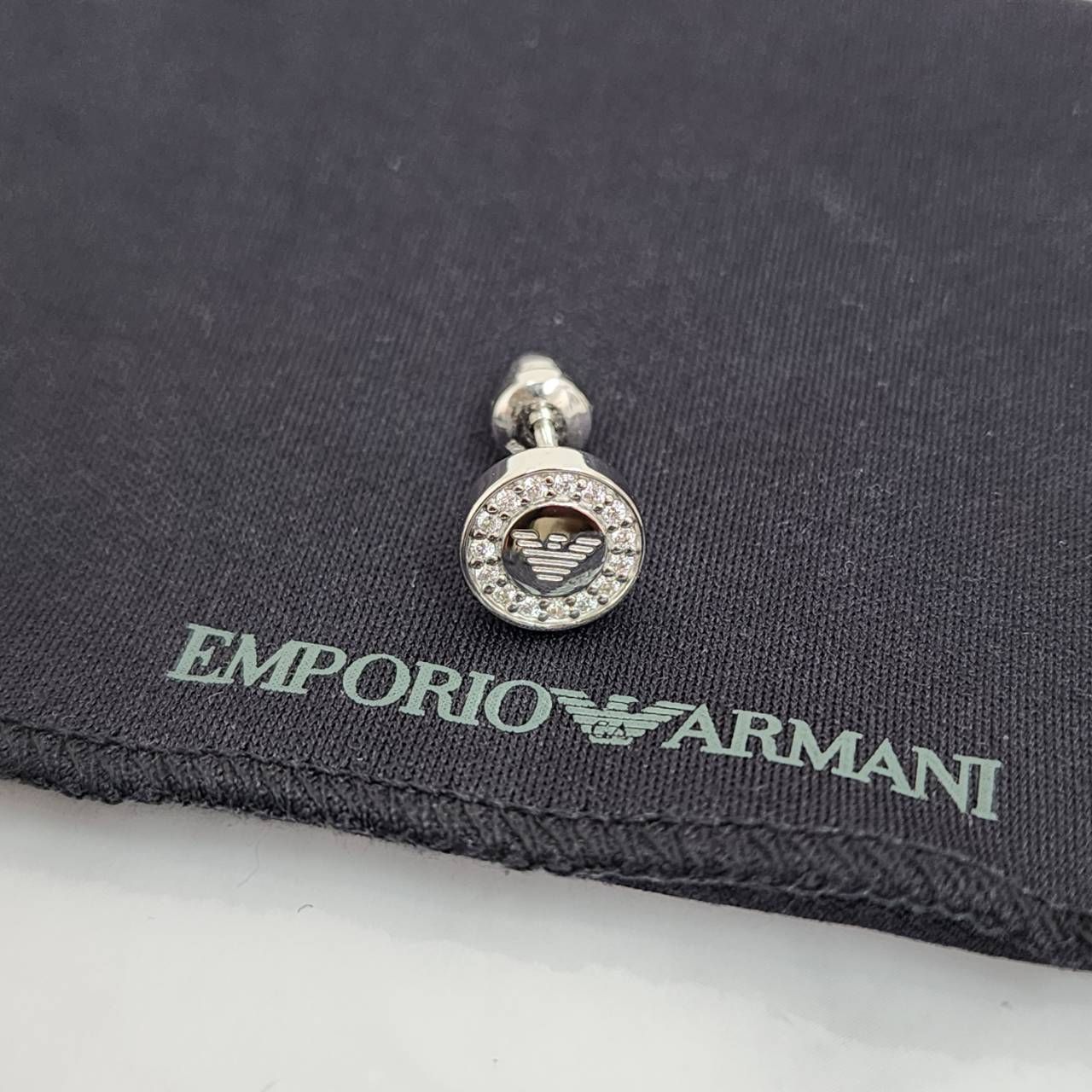 EMPORIO ARMANI エンポリオアルマーニ ピアス 片方 925 シルバー 箱