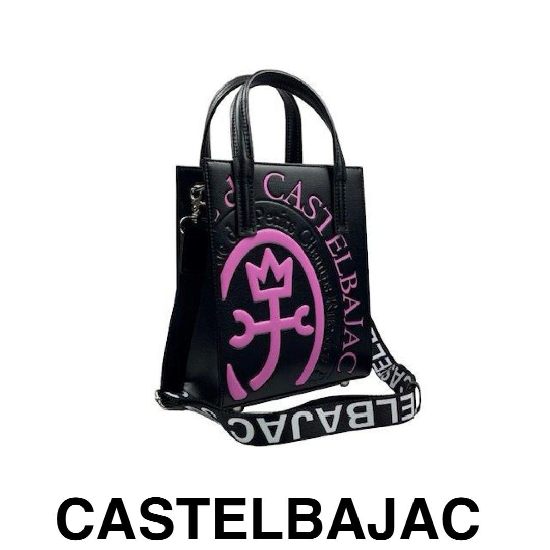 カステルバジャックCASTELBAJAC2WAY縦型トートバッグ046711-3ピンク