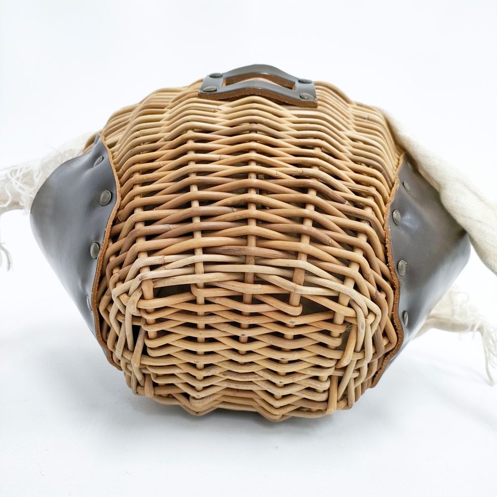 ebagos YES HOLIDAY リネン被せ かごバッグ 2012SS ベージュ