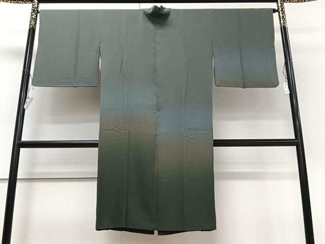 平和屋着物＃道行コート ふくれ織 暈し染め 正絹 逸品 BAAU0039gt